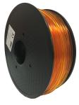 Transparent Orange 1.75mm 2.85mm PLA 3D Printer Filament 2.2 lbs 1 kg Spool For