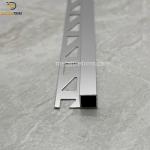 Aluminium Edge Trim For Tiles Chrome Edging Strips For Tiles Material ODM