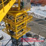 QTZ80-6010 competitive tower crane with installation