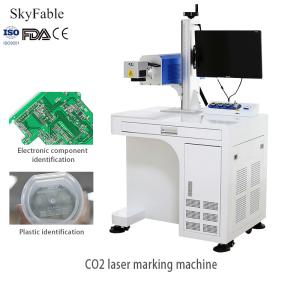 Wholesale Carbon Dioxide Precision Laser Marking Machine Electronic Component Identification Equipment from china suppliers