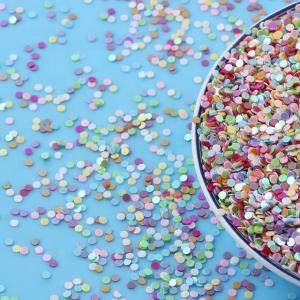 Wholesale Ecofriendly PET 2mm 3mm Circle Sequins Craft Nail Glitter Ecofriendly and PET Ecofriendly from china suppliers