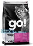 Stand Up Dog Food Feed Packaging Bag With Tear Off Slider Seal, FDA Grade High