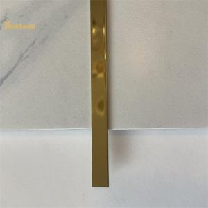 Wholesale Gold T Profile Wall Corner Stainless Steel Tile Trim 6mm from china suppliers
