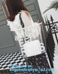 Handbag Organizer Shoulder Bag, beauty PVC beach tote bag, Beach Shoulder Bag