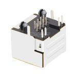 LPJE101BGNL Ethernet RJ45 Jack without Integrated Magnetics Tab Up Yellow/Green