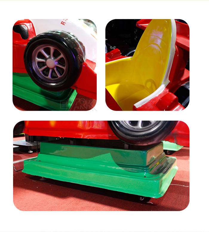 Arcade Outdoor Coin Operated Kiddie Rides Fiberglass Ride On Car