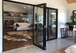Wholesale Aluminium Bi Fold Doors Systems Smart Thermal Break Stacking from china suppliers