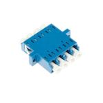 Hybrid Plastic Material LC APC/UPC Adapter for FTTH Four Duplex Fiber Optic