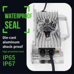 Multi-Protection 58.8V 5A Battery Charger for 48V Bike Lithium 14s Li-ion 10ah