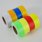 Custom PVC Crystal Lattice Truck Reflective Radium Tape Stickers White Yellow