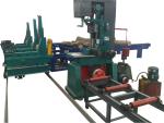 Log carriage matched vertical band saw sawmill for wood cutting