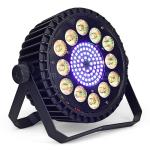 New Arrival 12x10w RGBW 4in1 LED Flat Par 80PCS RGB 3in1 SMD5050 LED Strobe Par