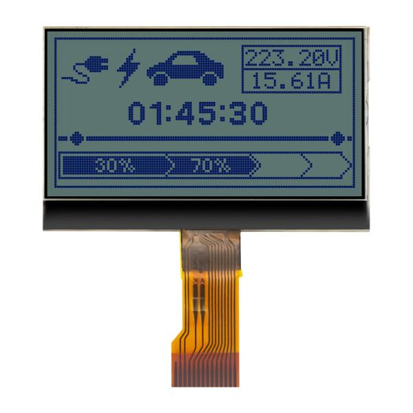 COG LCD Display 128x64 | 128*64 STN+ Yellow Green LCD 5.0V，Suitable for