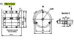PM/31042 Industrial Air Spring Bellow Single Acting 4-1/2" 80mm G3/8