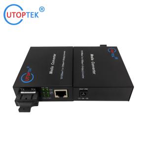 Wholesale 10/100Mbps MultiMode dual SC 1310nm 2km Ethernet to Fiber optical Media Converter China factory from china suppliers