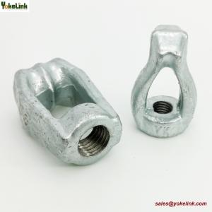 Wholesale Forged Twin Eye Nut 1&quot; Double Thimble Eye Nut for Poleline Hardware from china suppliers
