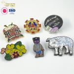 Soft Enamel Cartoon Bat Metal Lapel Pins Domed Badge Souvenir Custom Color