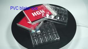China Glossy Finish Clear Plastic Blister Packaging Boxes For 10ml Vials X 4 Pcs on sale
