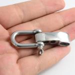 D Shape Stainless Steel U Shackle for Paracord Bracelet Adjustable and