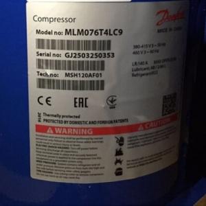 China 10hp Refrigerator Compressor PVE Oil Type Refrigeration Compressor MLZ076 on sale