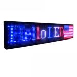 P10 High Resolution LED Window Display Signs 16*192cm For Store Shopping Mall