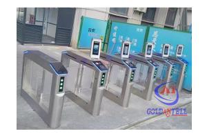 Wholesale 600-900mm Lane Custom Facial Recognition Turnstile For Indoor/Outdoor Applications from china suppliers