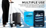 Smart Rideable Suitcase 26L, Lightweight Electric Luggage Scooter For Travel