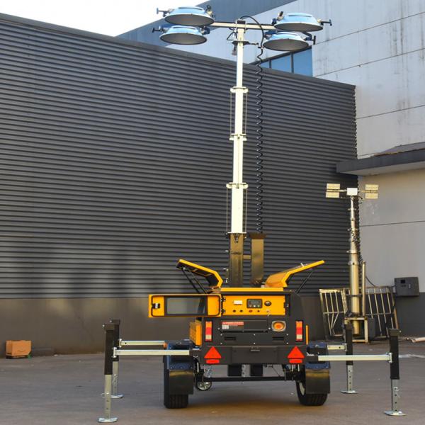 Portable LED Light Towers Outdoor Light Tower Frequency 50/60 Hz Diesel Light Tower for Events