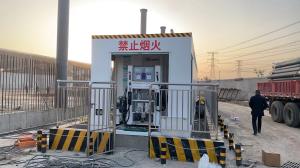 Wholesale Sandblasted Tank Mobile Filling Station 50CBM Containerized Fuel Station from china suppliers