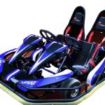 Blue 48V 60Ah Battery Double Seater Go Kart 1050mm Wheelbase