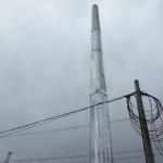 10KV - 220KV 4mm Electric HDG Steel Tubular Pole , Yield Strength 345MPA