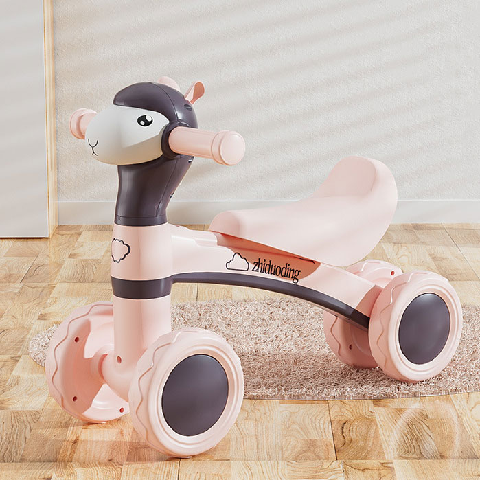 Unisex 12 Inch Toddler Balance Bike for Children's Stroller Handcart Push Bicycle