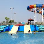 Fiberglass kids residential pool slide for water play / children water slides