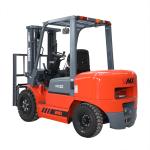 Manual Transmission Four Wheel Drive Forklift / Heavy Duty Forklift 125mm Fork