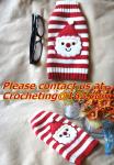 Dog snowflake pattern jacquard sweater, sweaters, crochet Pet Sweater, knit dog