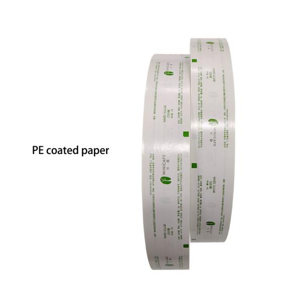 Specialty Paper for Pepper Packaging Customized Design 58g Roll Shape PE Coated
