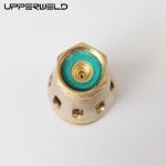 62KW Brass Gas Nozzle Propane Heating Torch MAPP Flame Weed Burner for Garden