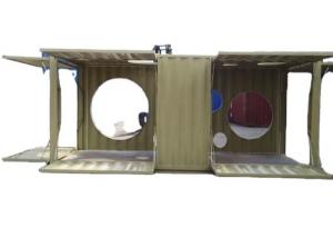 Wholesale 20gp Prefab Innovative Design Tiny Shipping Container House from china suppliers