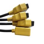Length 0.5M OBD2 Y Cable Assembly One To Three For Automotive Diagnostic