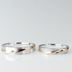 Wholesale 18k Twist Line Customized Men19 Women13 Matching Promise Rings from china suppliers