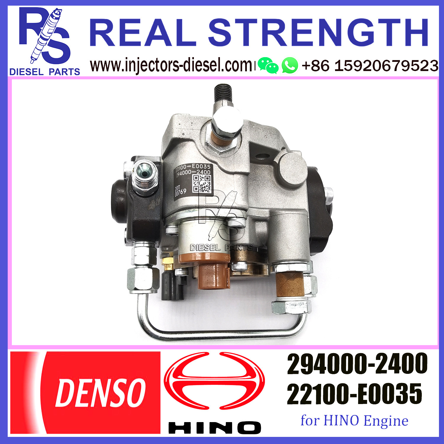 DENSO Diesel Engine Fuel HP3 pump 294000-2400 22100-E0035 For HINO J05E Engine 294000-2400 22100-E0035
