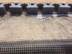 Fiberglass Geogrid for Chinese Design Style Asphalt Reinforcement Onsite