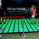 Multi Players Jumping Grid Game Lighted Dance Floor Panels For Entertainment