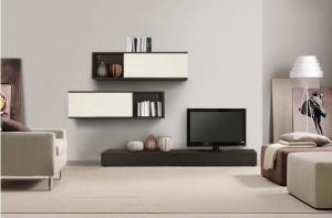 Wholesale Home Interior Modern Low Profile TV Stand Painted Finish Optional Dimensions from china suppliers