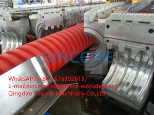 Wholesale PE PVC Double Wall Corrugated Pipe Extrusion Line Extruder Forming Machine from china suppliers