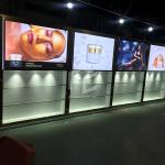 10mm Tempered Glass Skincare Display Shelves For Cosmetic Shop ODM