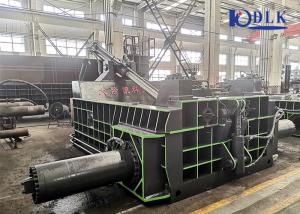 China Metal Briquetting Baler Machine Hydraulic Horizontal Scrap Iron Compactor on sale