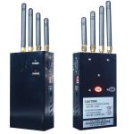 4 Antenna Portable Cell Phone GSM 3G WIFI Signal Jammer Blocker W/ Single Band