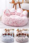 Winter Warm Round Shape Pet Sleeping Bed Warm Dog House Cozy Nest