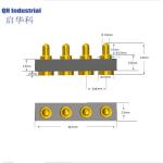 4Pin Egypt Intercom Connector 4Pin spring loaded pin Magnetic Connector